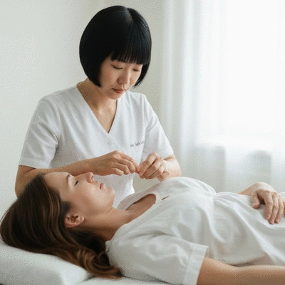 Akupunktur Behandlungssession